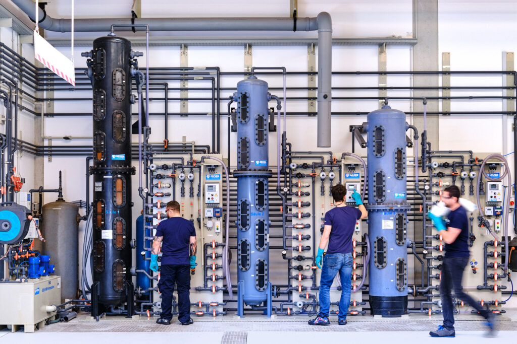 Ionenaustauscher regeneration