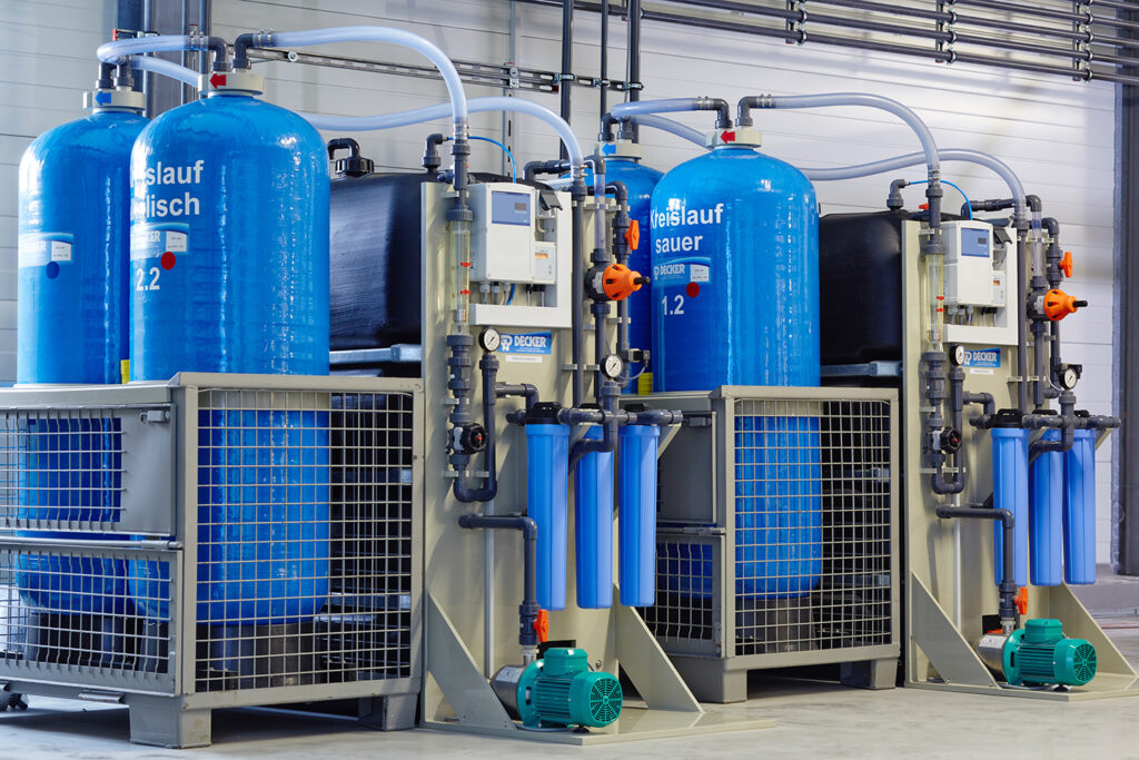 Ionenaustauscheranlage externe Regeneration