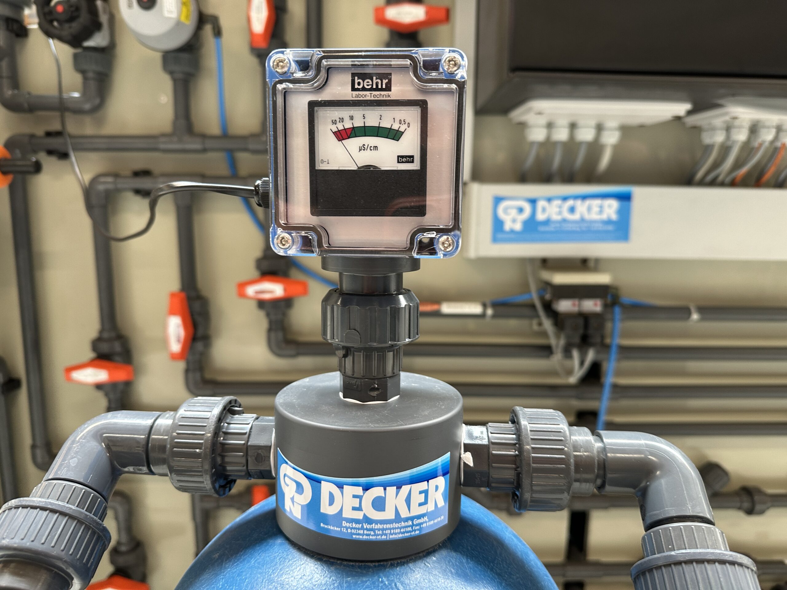 Vollentsalzungspatrone erschöpft