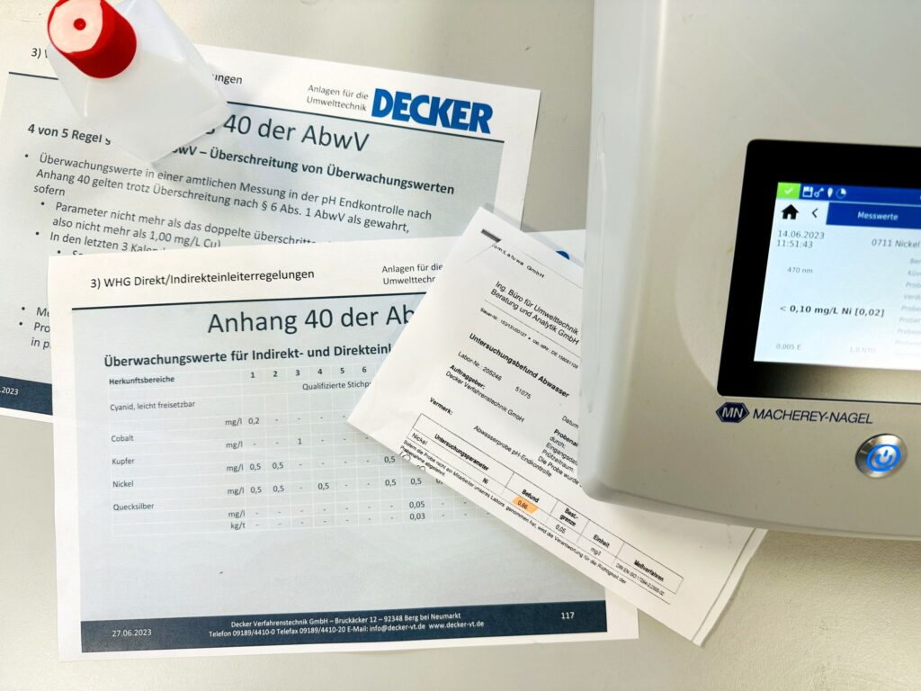 Abwasser Wert zu hoch