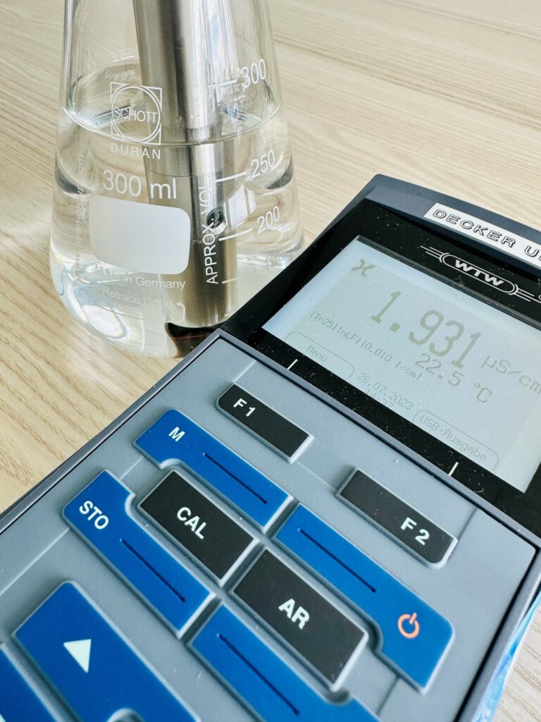 Deionisiertes Wasser