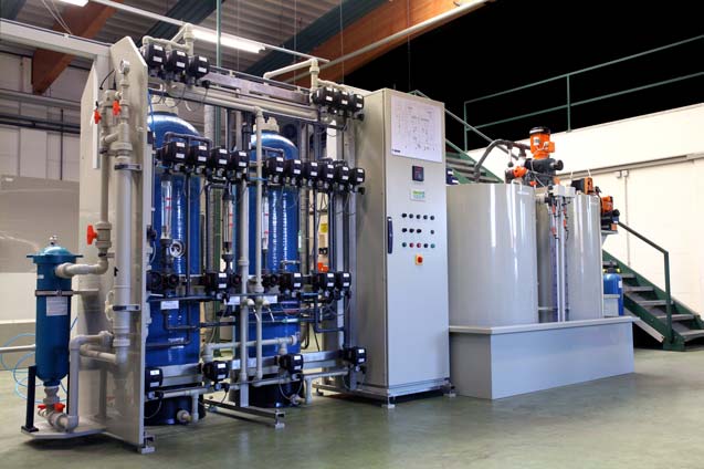 Selektivaustauscher-Nickelrueckgewinnungsanlage